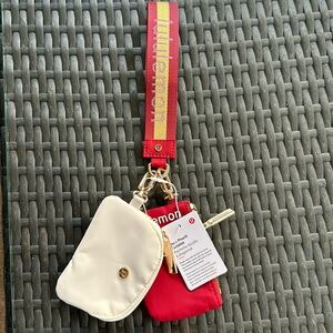 370,NWT Lululemon Dual Pouch Wristlet